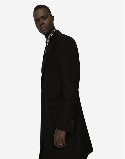 Versace Cappotto in Black for Men 